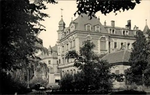 Ak Pirna an der Elbe, Promenade, Otto-Denkmal
