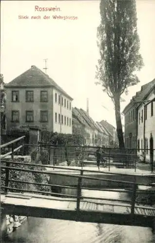 Ak Roßwein in Sachsen, Wehrstraße, Brücken