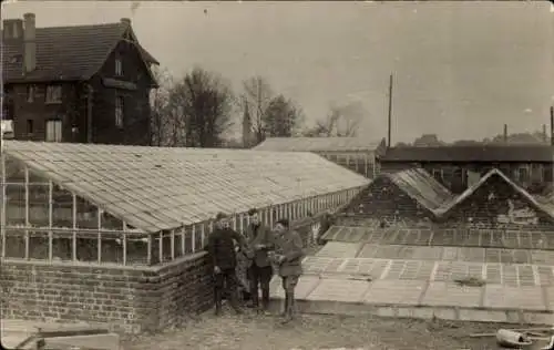 Foto Ak Ohligs Solingen Bergisches Land, Gärtnerei Helmuth Vieth, Gewächshäuser, um 1925