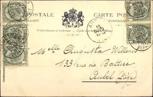 Ak Laeken Bruxelles Brüssel, Chateau Royal, Vue du cote des Etangs