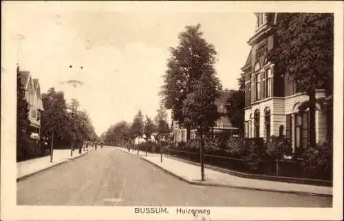 Ak Bussum Nordholland Niederlande, Huizerweg