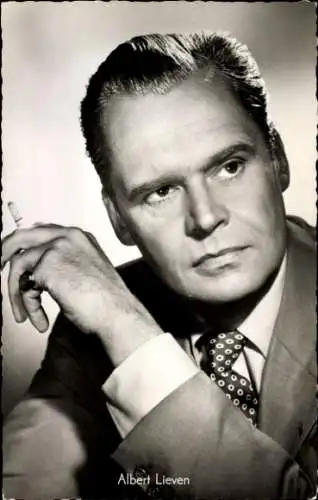 Ak Schauspieler Albert Lieven, Portrait, Nacht der Entscheidung