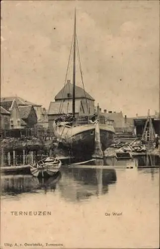 Ak Ter Neuzen Terneuzen Zeeland, De Werf
