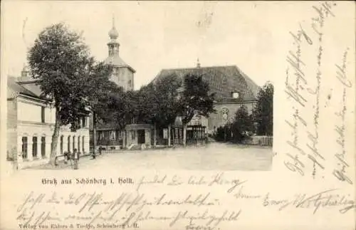 Ak Ostseebad Schönberg in Holstein, Straße, Turm