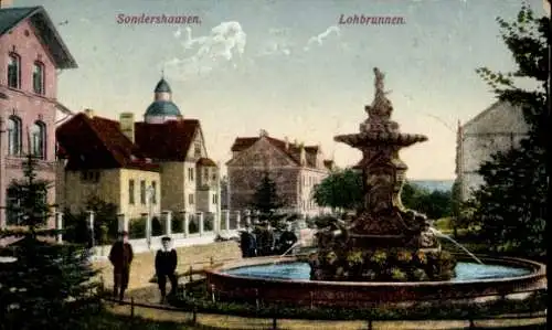Ak Sondershausen im Kyffhäuserkreis Thüringen, Lohbrunnen