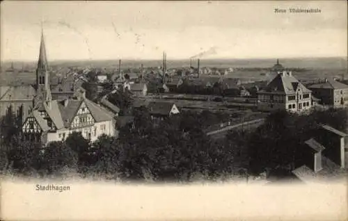 Ak Stadthagen in Niedersachsen, Neue Töchterschule