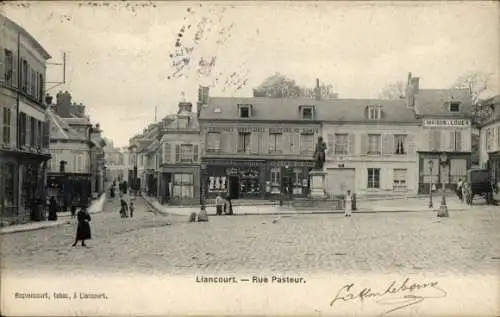 Ak Liancourt Oise, Rue Pasteur