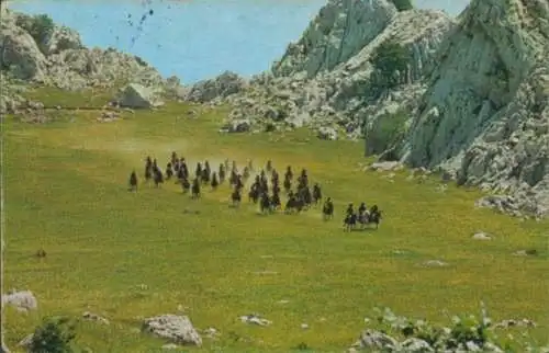 Sammelbild Karl May, Filmszene, Winnetou III, Unter Geiern, Nr. 125