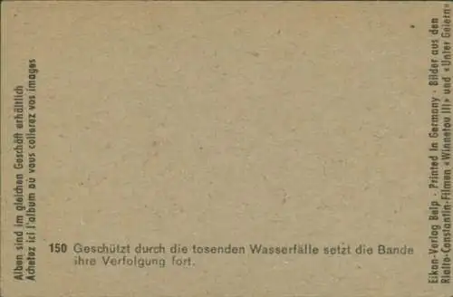 Sammelbild Karl May, Filmszene, Winnetou III, Unter Geiern, Nr. 150