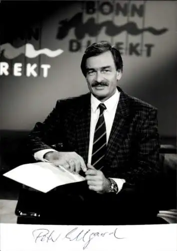 Ak Schauspiele Peter Ellgard, Potrait, Autogramm