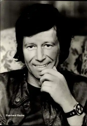 Ak Schauspieler Eberhard Esche, Portrait, Autogramm