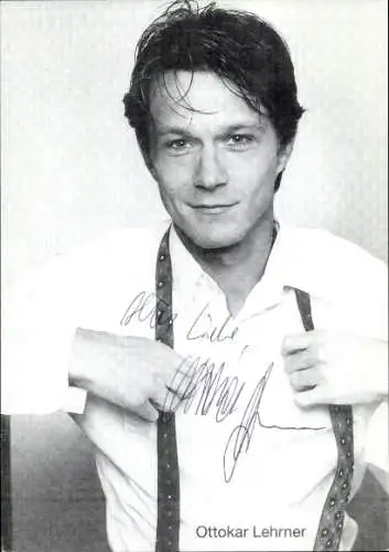 Ak Schauspieler Ottokar Lehrner, Portrait, Autogramm