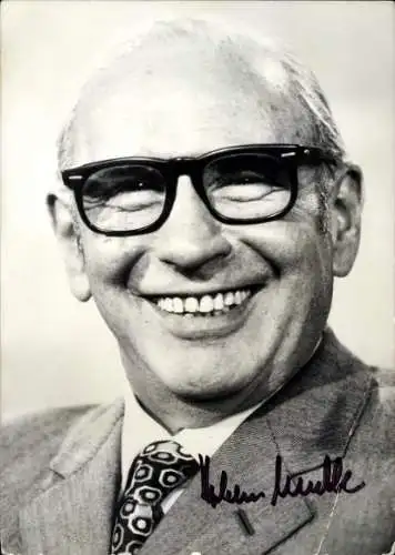 Ak Schauspieler Robert Lembke, Portrait, Autogramm