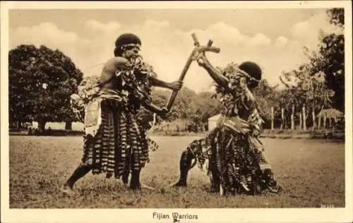 Ak Fiji Fidschi, Fijian Warriors, Fidschianische Krieger, Kampf