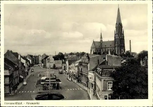 Ak Viersen in Nordrhein Westfalen, Neumarkt, Kirche