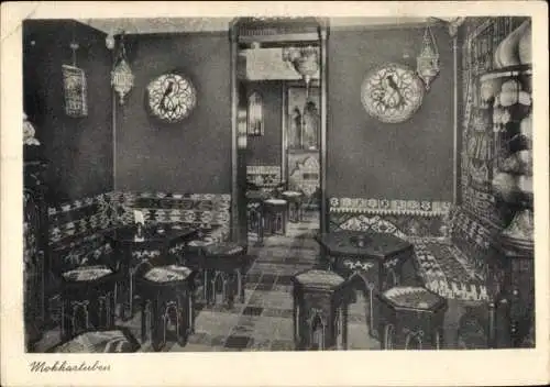 Ak Döbeln in Sachsen, Konzerthaus Staupitzbad, Mokkastuben