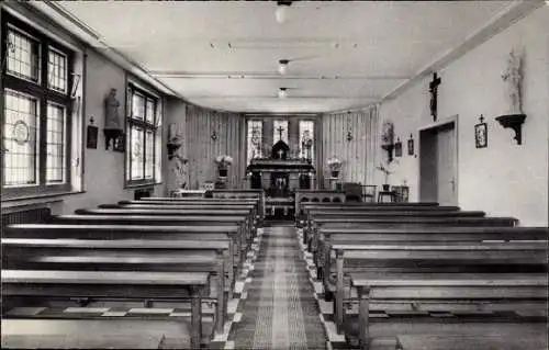 Ak Amberloup Sainte Ode Wallonien Luxemburg, Air et Soleil, Louis Empain Foundation, die Kapelle