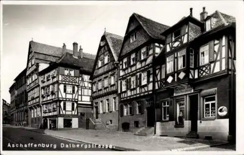 Foto Ak Aschaffenburg in Unterfranken, Dalbergstraße, Geschäft