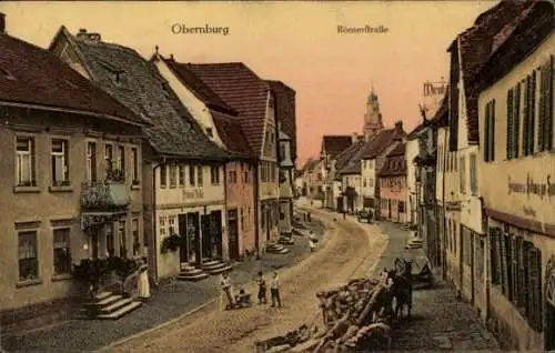 Ak Obernburg am Main Unterfranken, Römerstraße