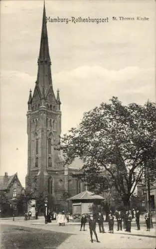 Ak Hamburg Mitte Rothenburgsort, St. Thomas Kirche