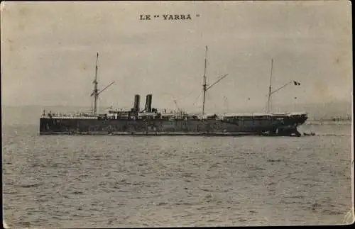 Ak Dampfer Yarra, Messageries Maritimes