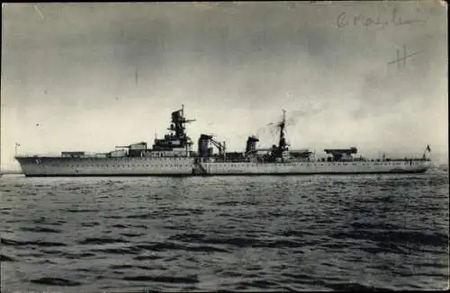 Ak Französisches Kriegsschiff, Marseillaise, Croiseur