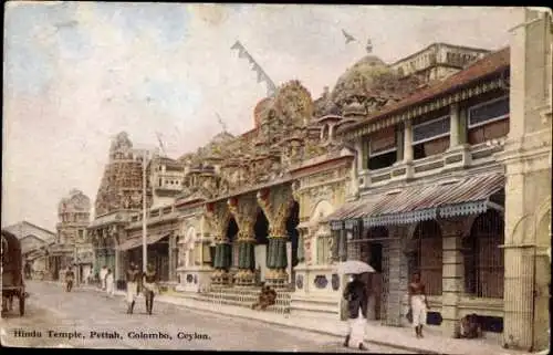 Ak Pettah Sri Lanka Ceylon, Hindutempel
