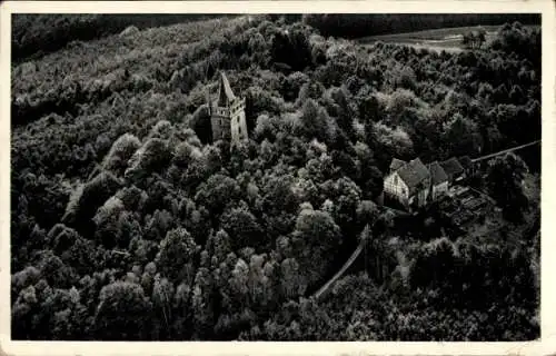 Ak Ulm Greifenstein im Westerwald, Dianaburg, Luftbild