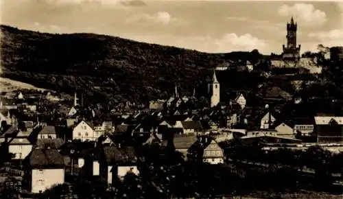 Ak Dillenburg in Hessen, Gesamtansicht, Kirche, Turm