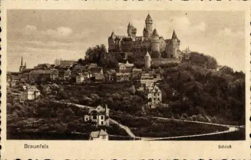 Ak Braunfels an der Lahn, Schloss