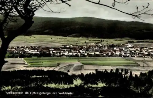 Ak Weißenstadt im Fichtelgebirge, Waldstein, Panorama