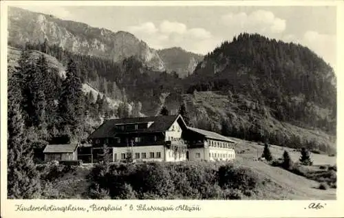 Ak Schwangau im schwäbischen Kreis Ostallgäu, Kindererholungsheim Berghaus