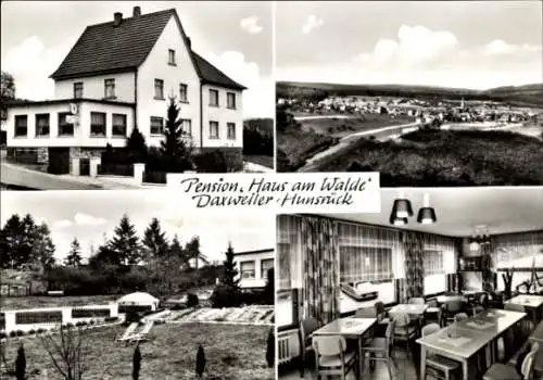 Ak Daxweiler im Soonwald, Haus am Walde, Panorama, Gastraum