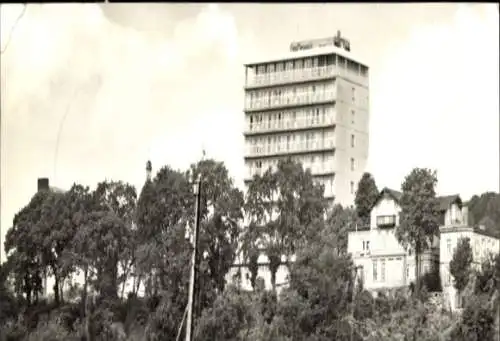 Ak Sassnitz auf der Insel Rügen, Fischkombinat, Rügen-Hotel