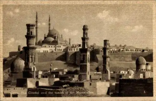 Ak Kairo Kairo Ägypten, Zitadelle, Gräber der Mamelucken