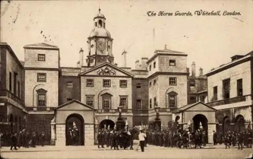 Ak City of Westminster London England, Whitehall, The Horse Guards