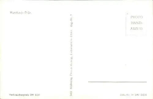 Ak Wurzbach in Thüringen, Gesamtansicht