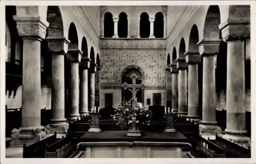 Ak Alpirsbach im Schwarzwald, Klosterkirche, Innenansicht