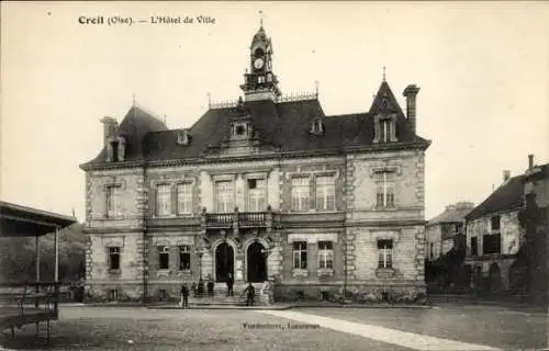 Ak Creil-Oise, Rathaus