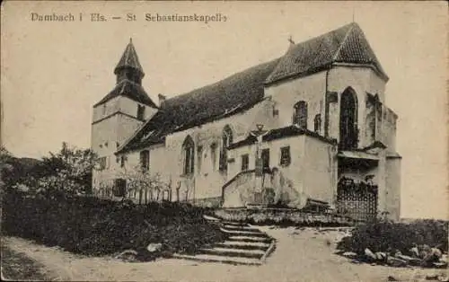 Ak Dambach la Ville Dammbach Elsass Bas Rhin, St Sebastianskapelle