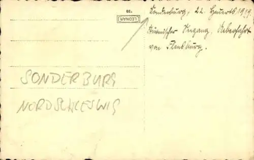 Foto Ak Sønderborg Sonderburg Dänemark, steiniger Strand, Hochufer