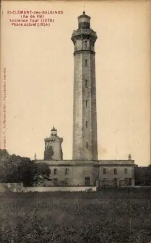 Ak Saint Clément des Baleines Île de Ré Charente Maritime, Leuchtturm