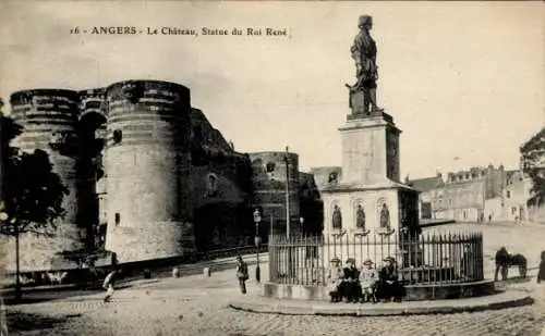 Ak Angers Maine et Loire, Château du Roi René