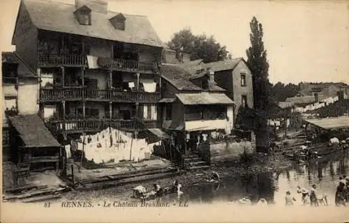 Ak Rennes Ille et Vilaine, Château Branlant