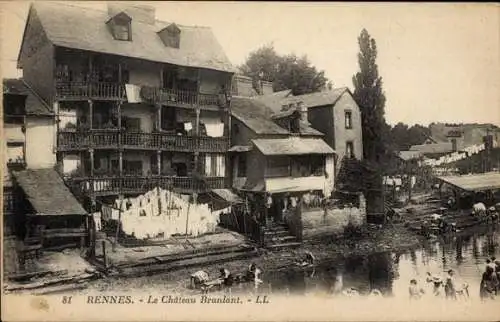Ak Rennes Ille et Vilaine, Château Branlant