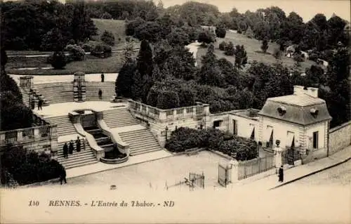 Ak Rennes Ille et Vilaine, Eingang nach Thabor