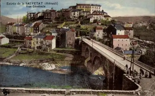 Ak Hérault, Eingang zum Salvetat, Gesamtansicht