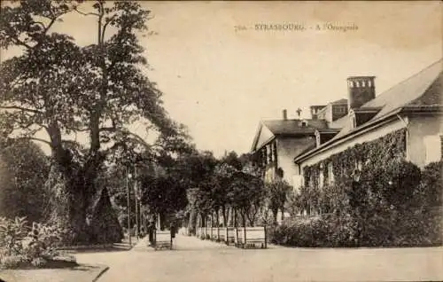 Ak Strasbourg Straßburg Elsass Bas Rhin, Orangerie