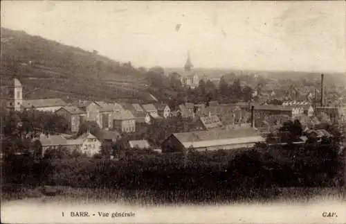 Ak Barr Elsass Bas Rhin, Gesamtansicht