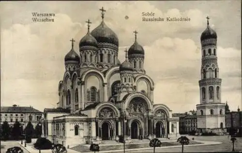 Ak Warszawa Warschau Polen, Russische Kapelle